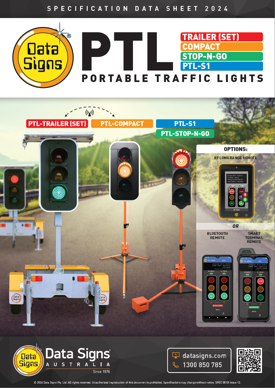 24V Traffic Light System - Stop & Go Signal Set, LED Indicator For Construction, Events, Traffic Control