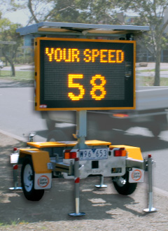data signs radar signs